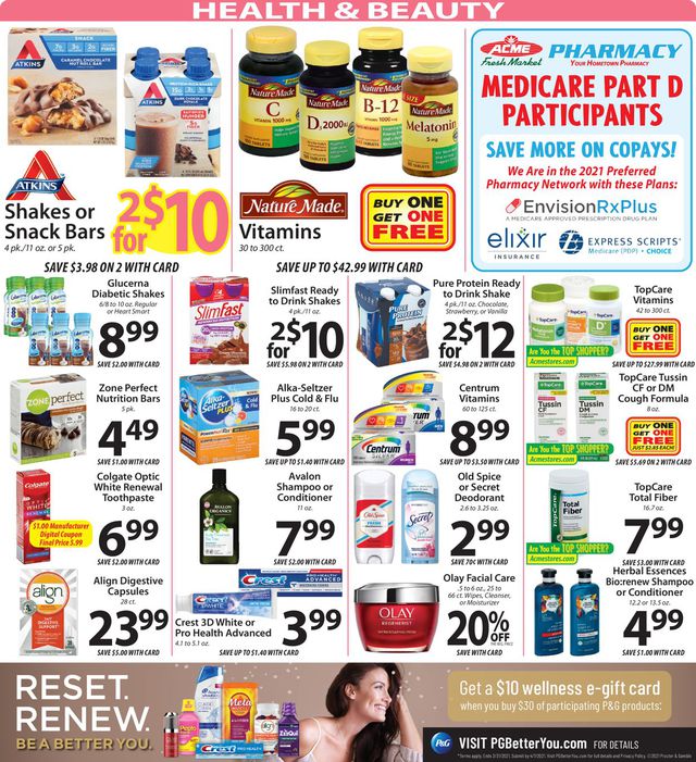Acme Fresh Market Ad from 01/07/2021