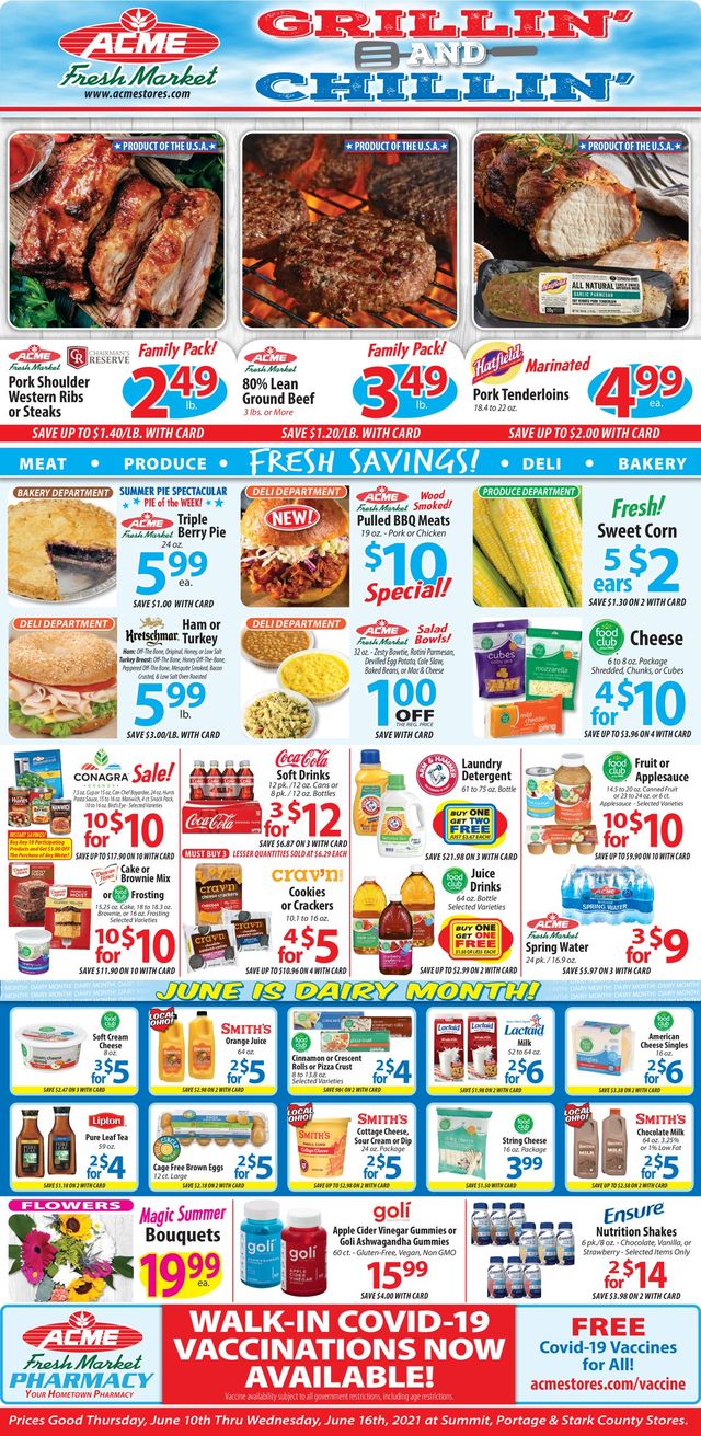 Acme Fresh Market Ad from 06/10/2021