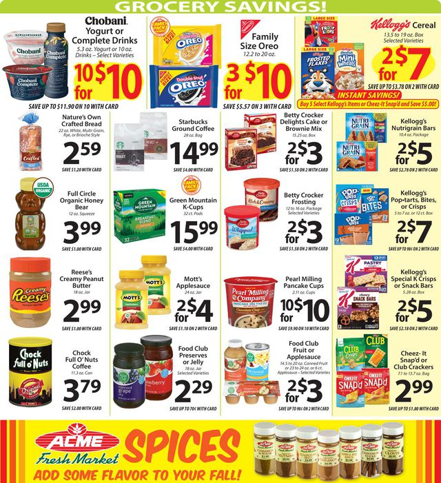 Acme Fresh Market Ad from 10/07/2021
