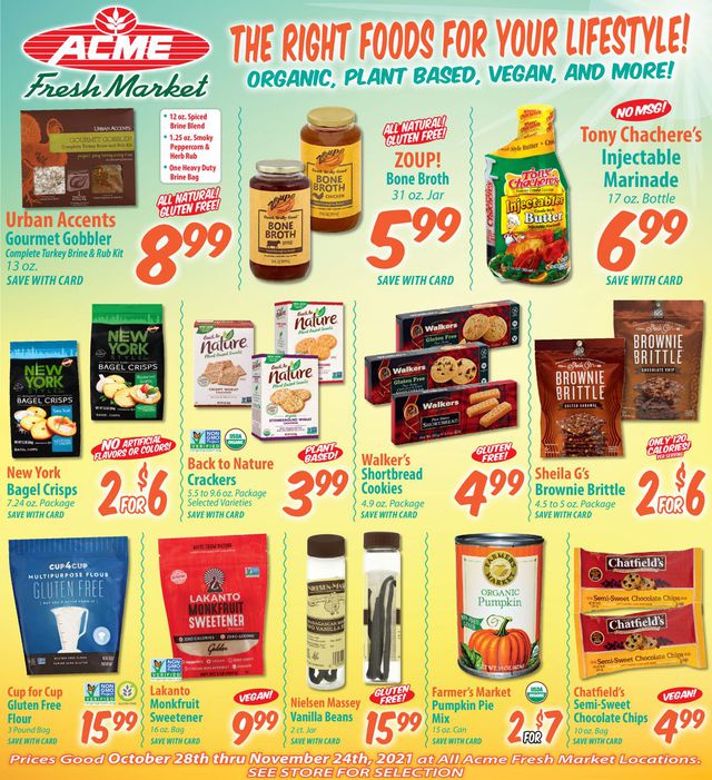 Acme Fresh Market Ad from 10/28/2021