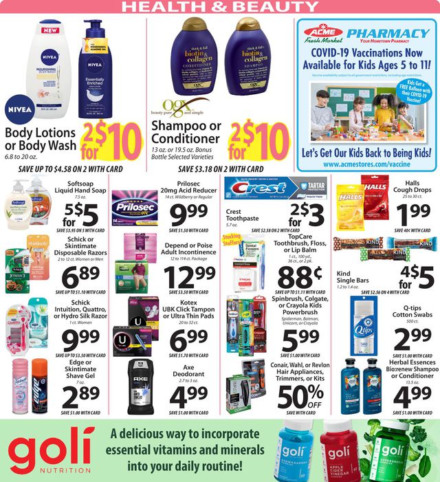 Acme Fresh Market Ad from 12/02/2021
