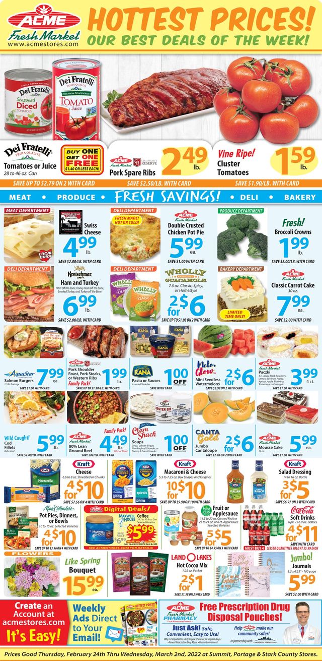 Acme Fresh Market Ad from 02/24/2022