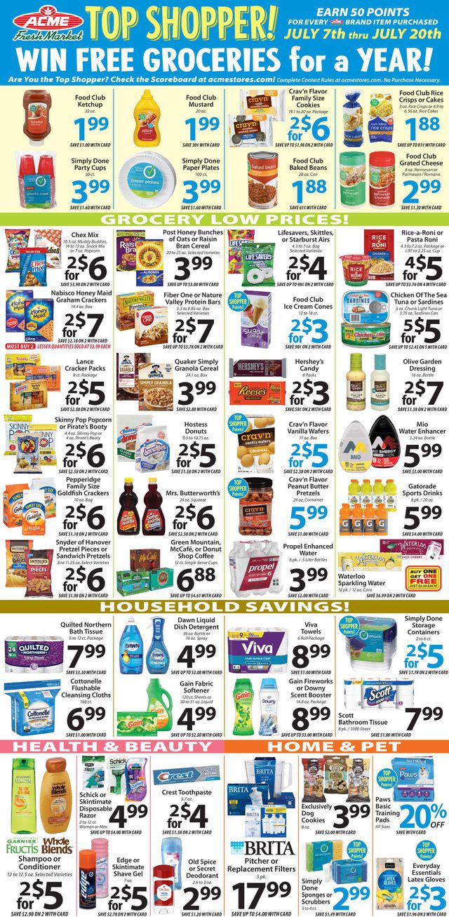 Acme Fresh Market Ad from 07/14/2022