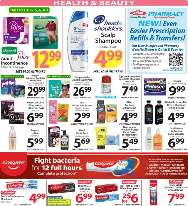 Acme Fresh Market Ad from 08/04/2022