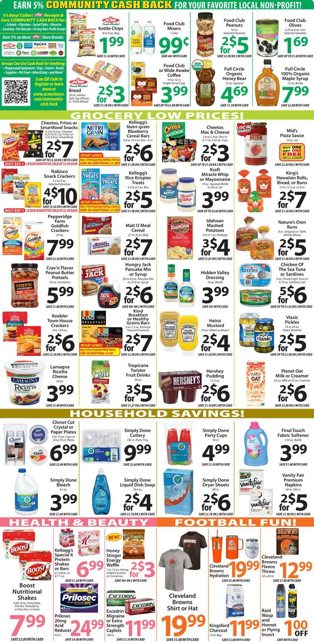 Acme Fresh Market Ad from 09/01/2022