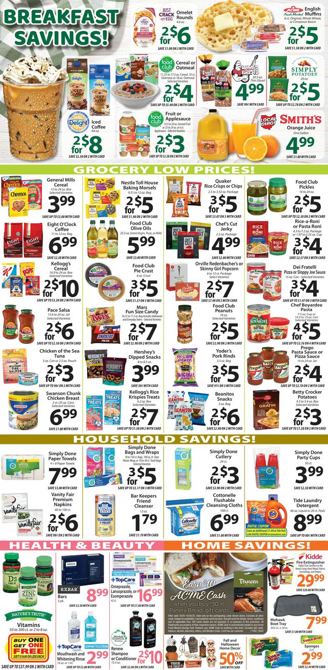 Acme Fresh Market Ad from 10/20/2022