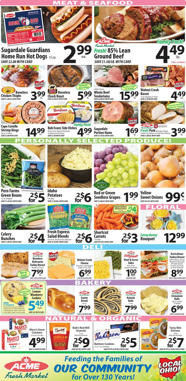 Acme Fresh Market Ad from 04/05/2023