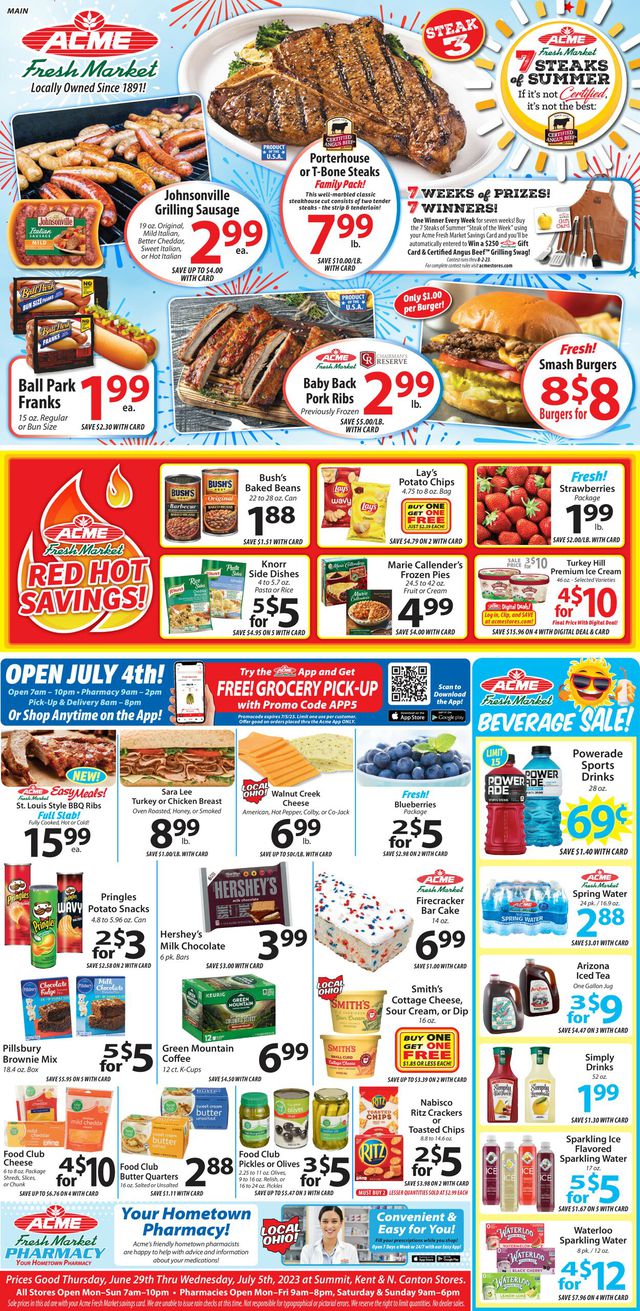 Acme Fresh Market Ad from 06/29/2023