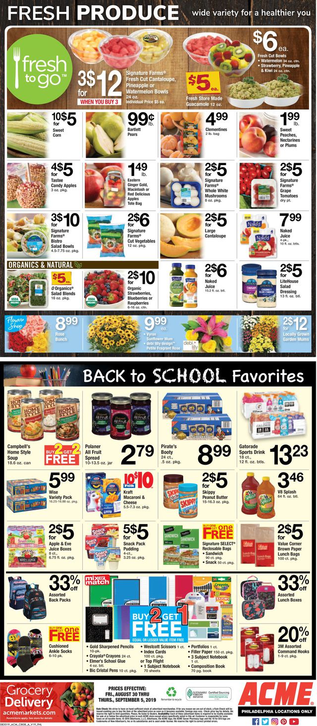 Acme Ad from 08/30/2019