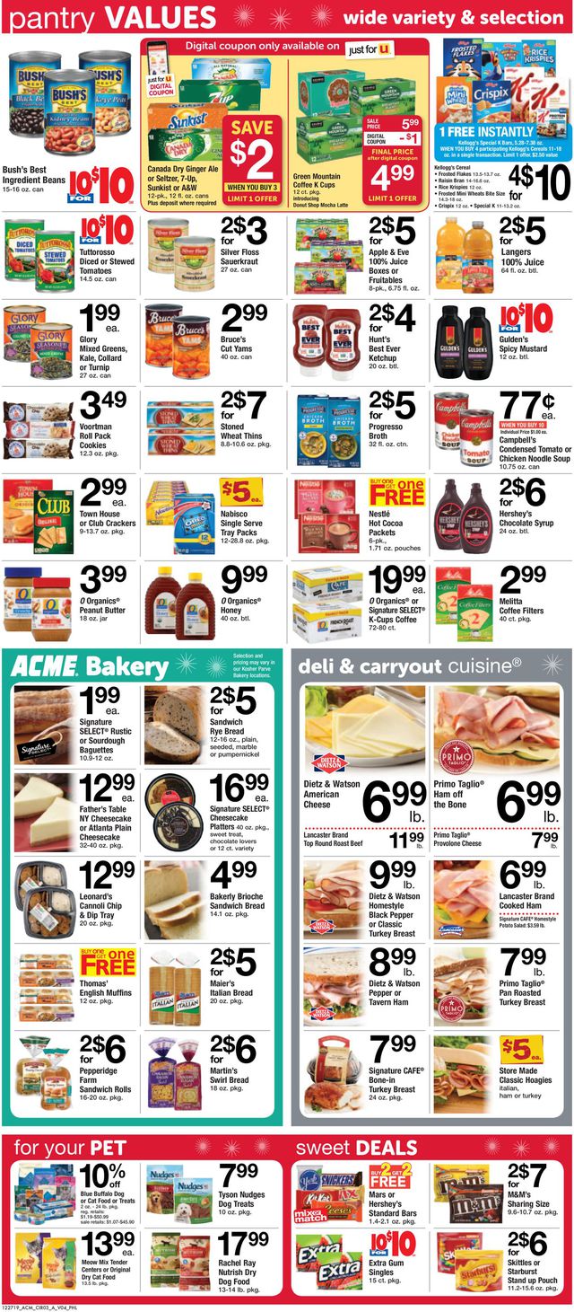 Acme Ad from 12/27/2019