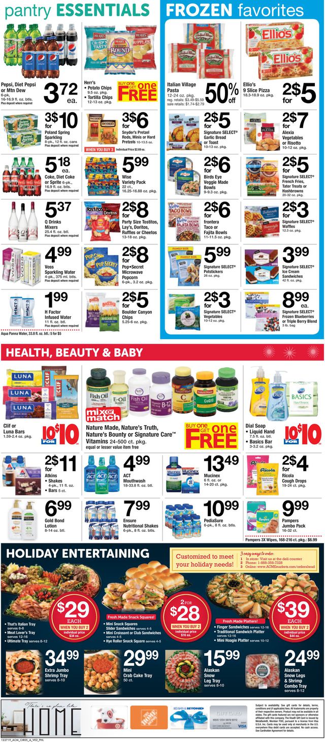 Acme Ad from 12/27/2019