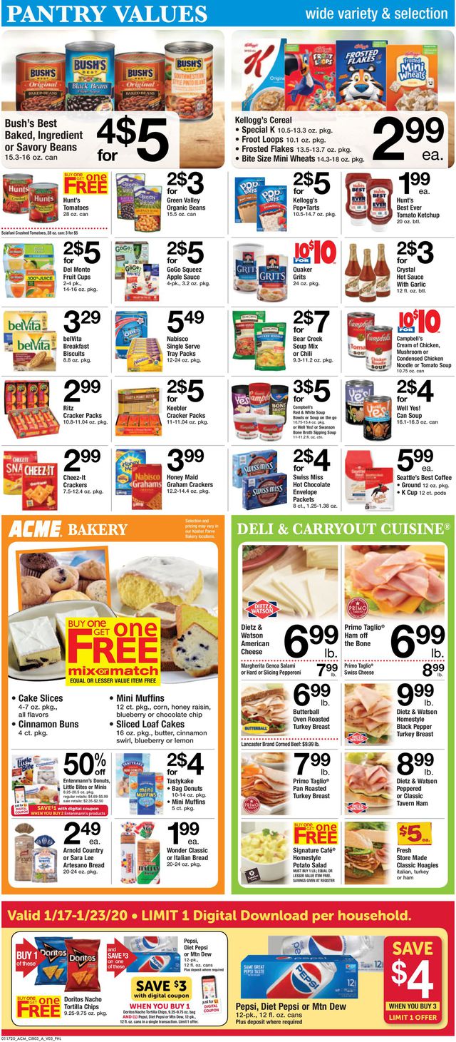 Acme Ad from 01/17/2020