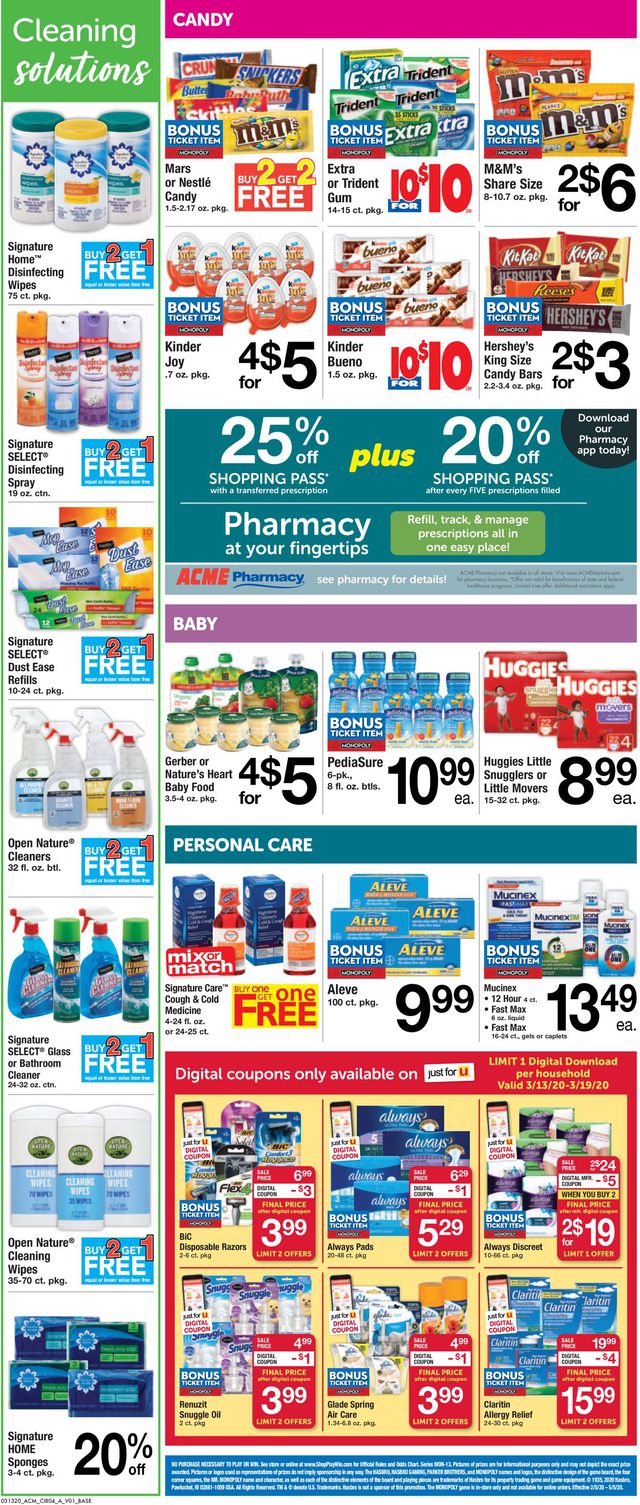 Acme Ad from 03/13/2020