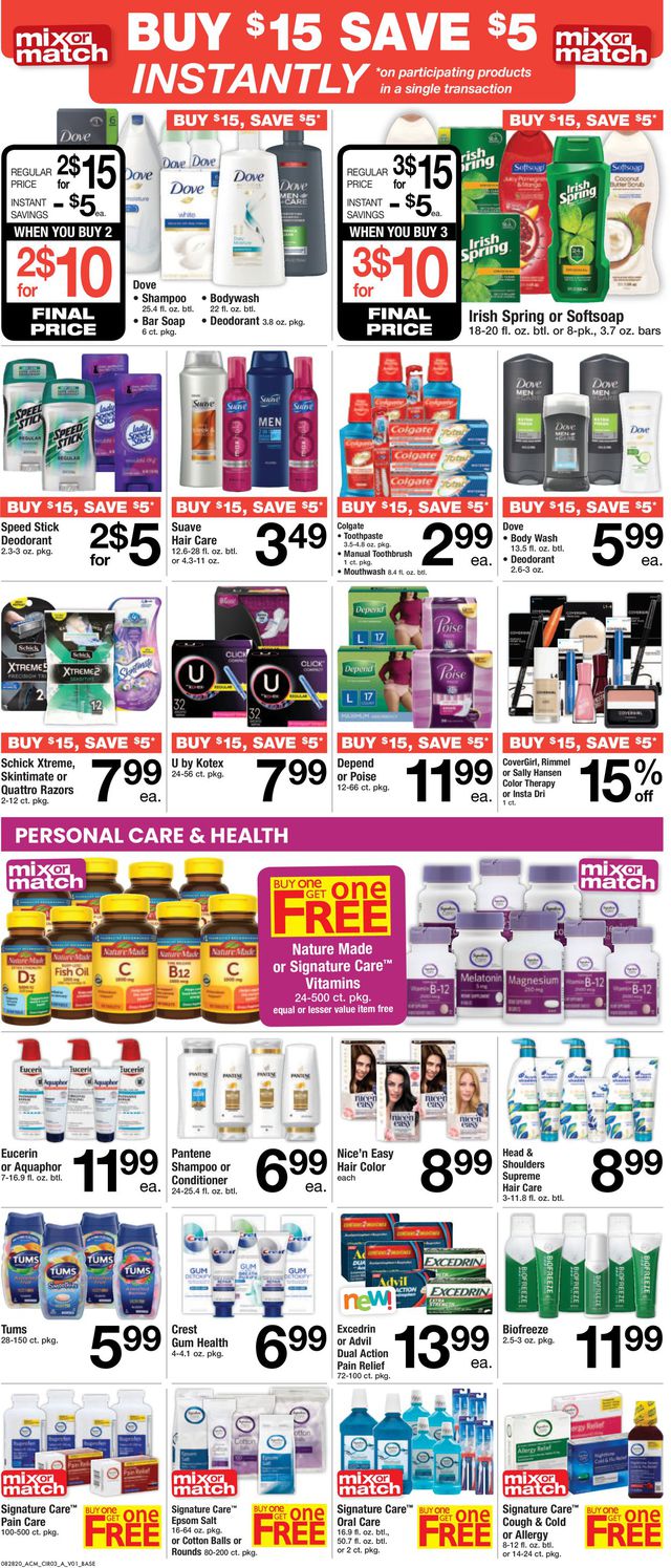 Acme Ad from 08/28/2020