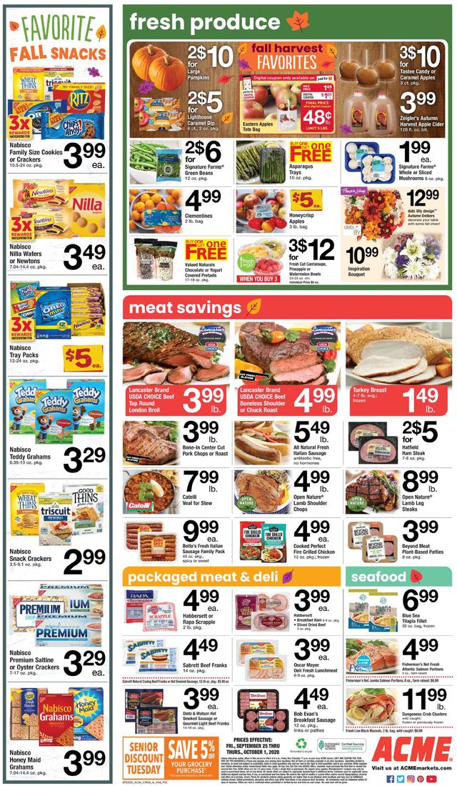 Acme Ad from 09/25/2020
