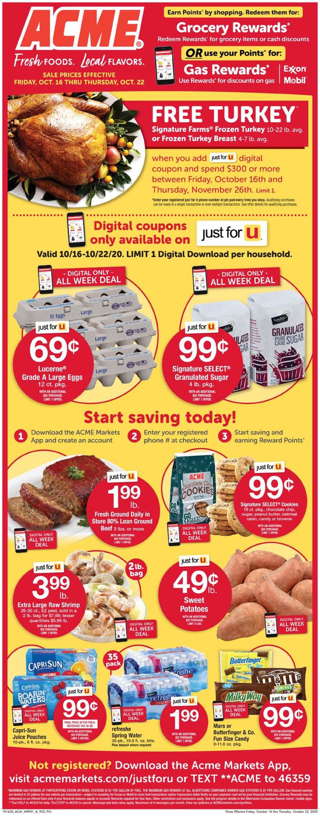 Acme Ad from 10/16/2020