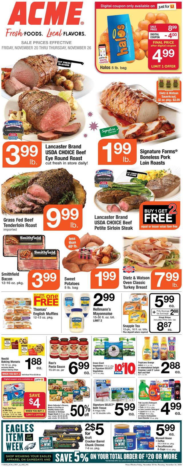Acme Ad from 11/20/2020