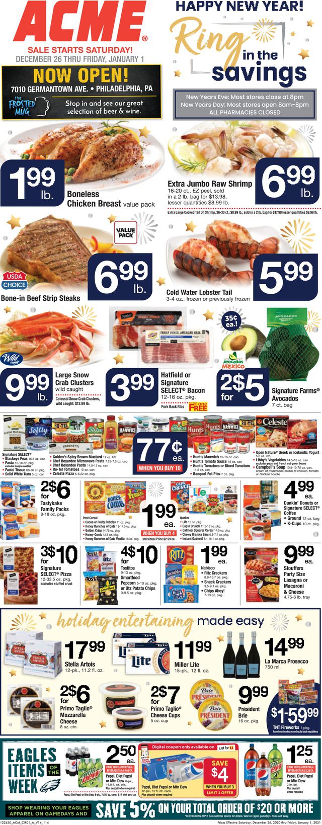 Acme Ad from 12/26/2020