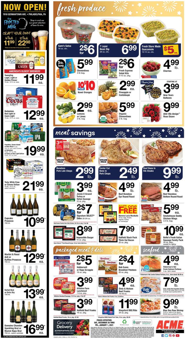 Acme Ad from 12/26/2020