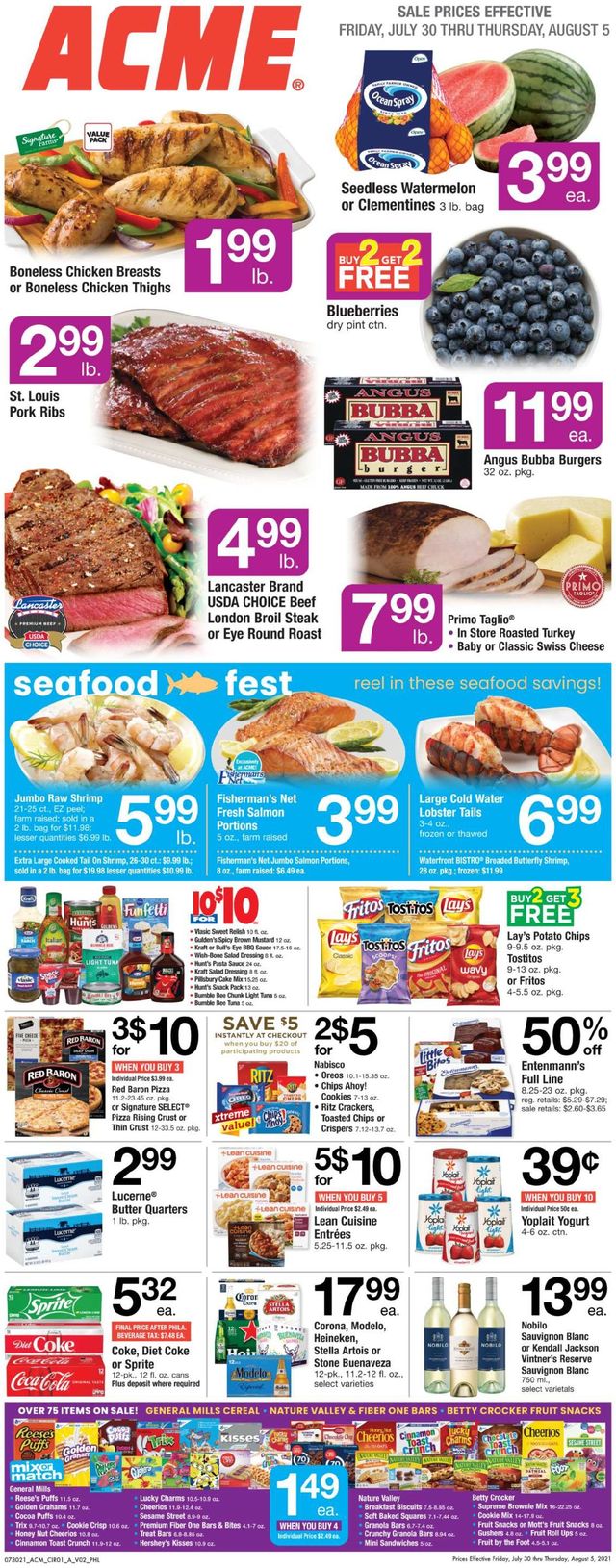Acme Ad from 07/30/2021