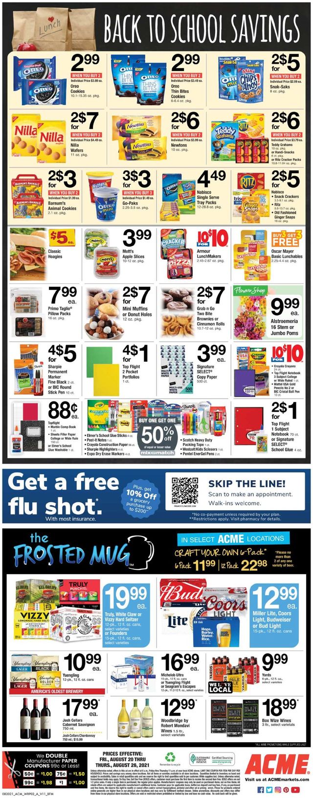 Acme Ad from 08/20/2021