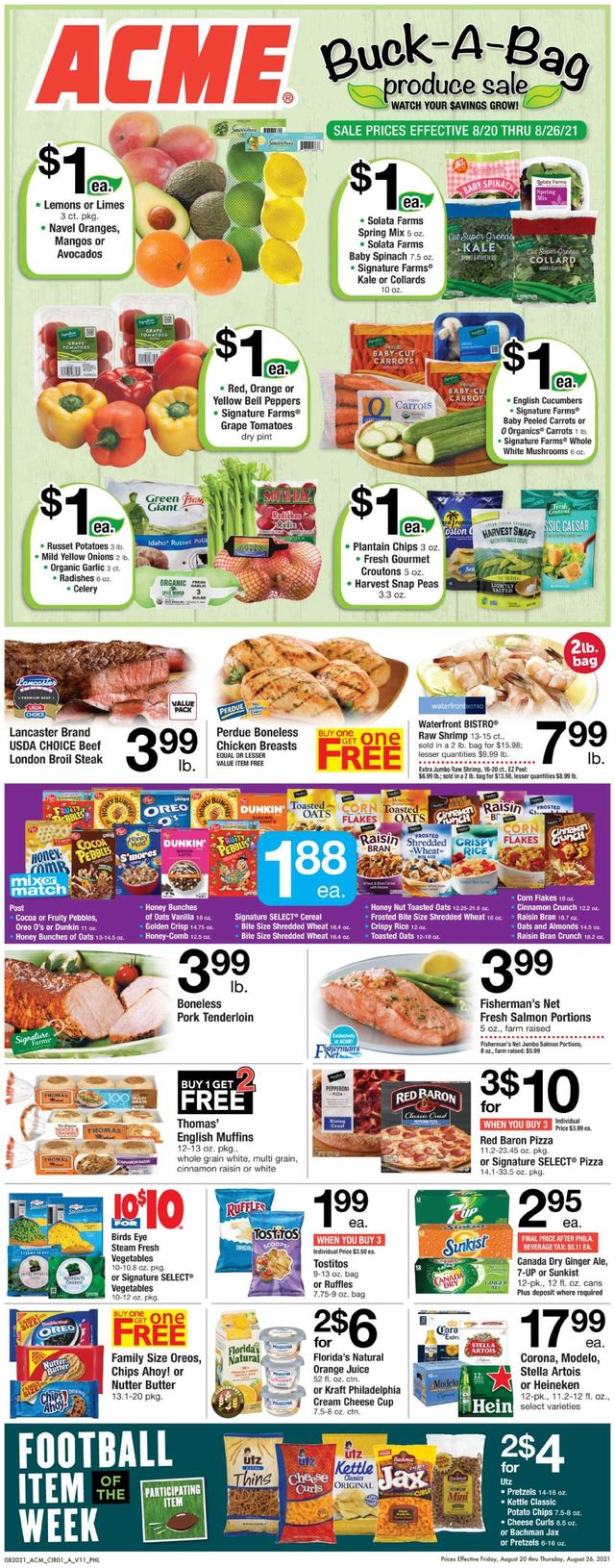 Acme Ad from 08/20/2021
