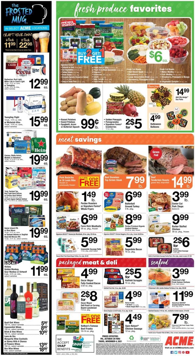 Acme Ad from 10/29/2021
