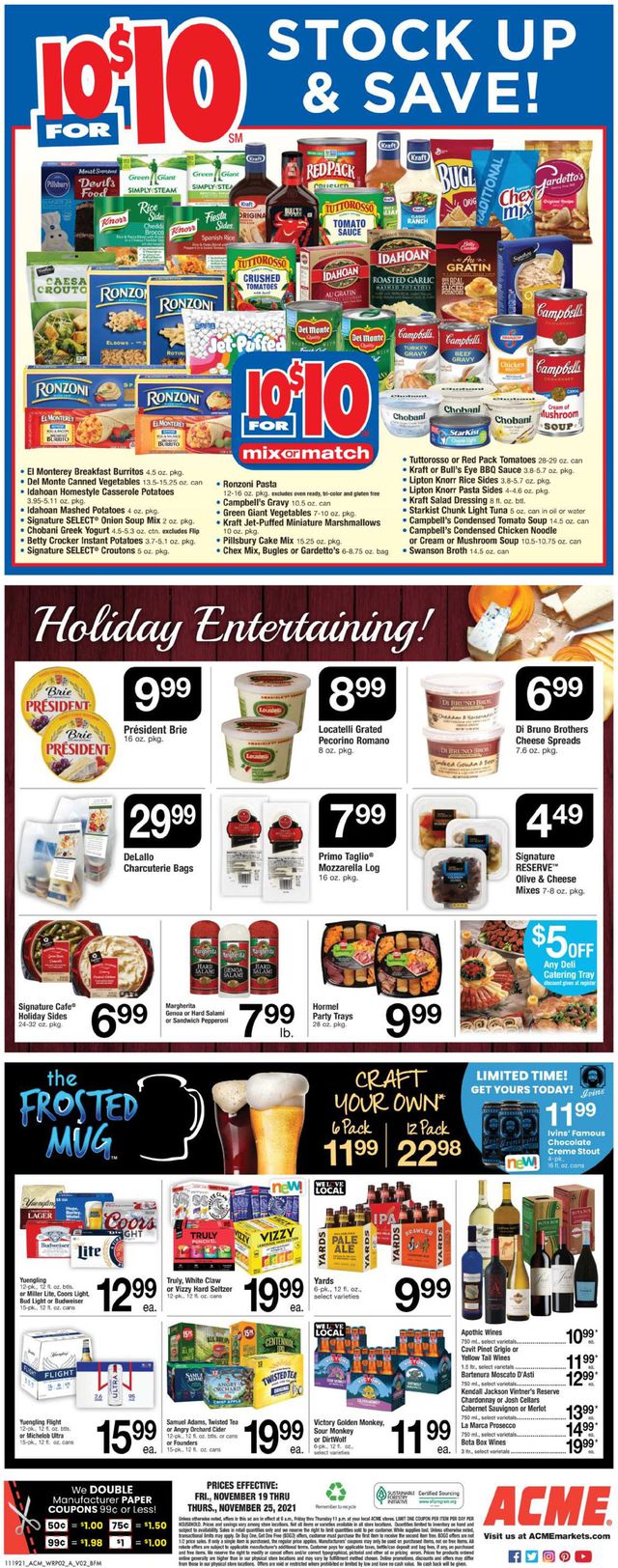 Acme Ad from 11/19/2021