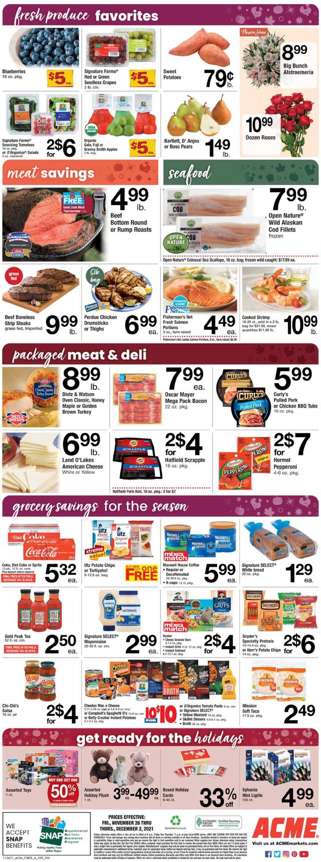 Acme Ad from 11/26/2021