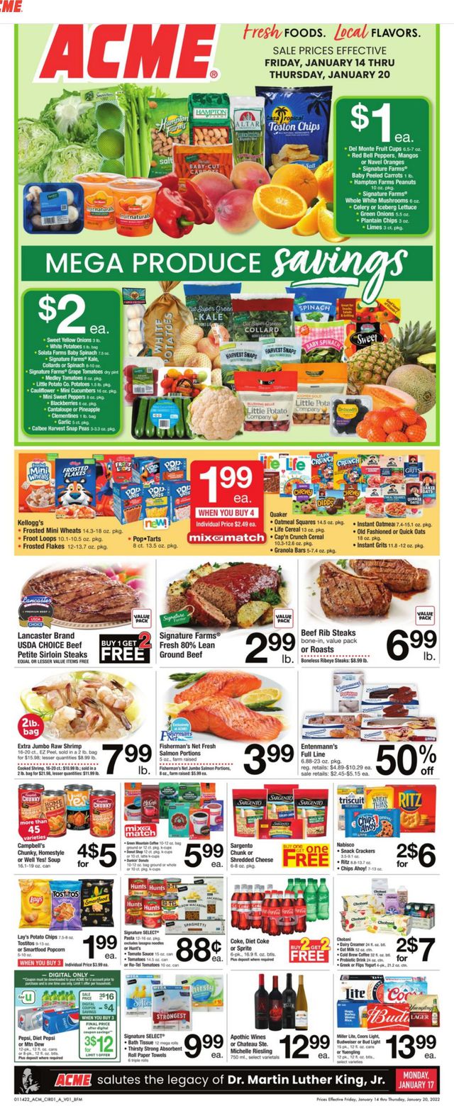 Acme Ad from 01/14/2022