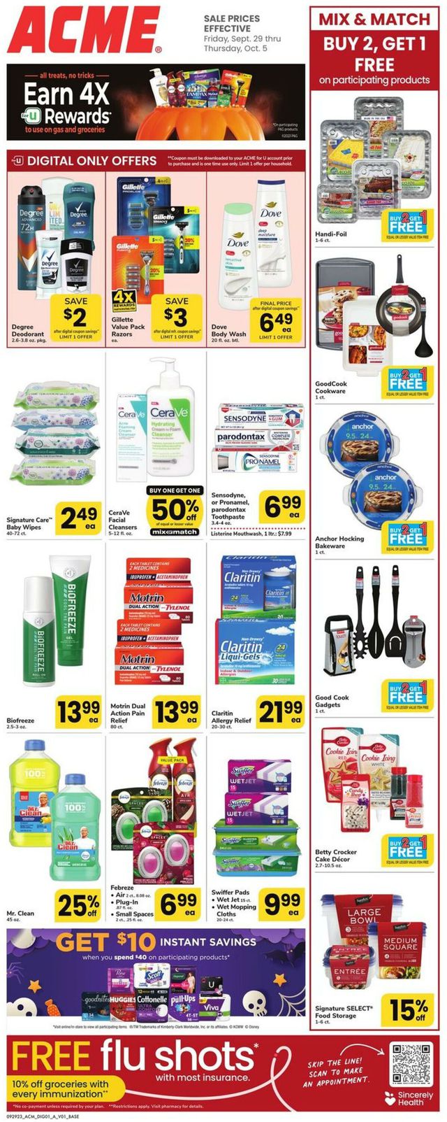Acme Ad from 09/29/2023