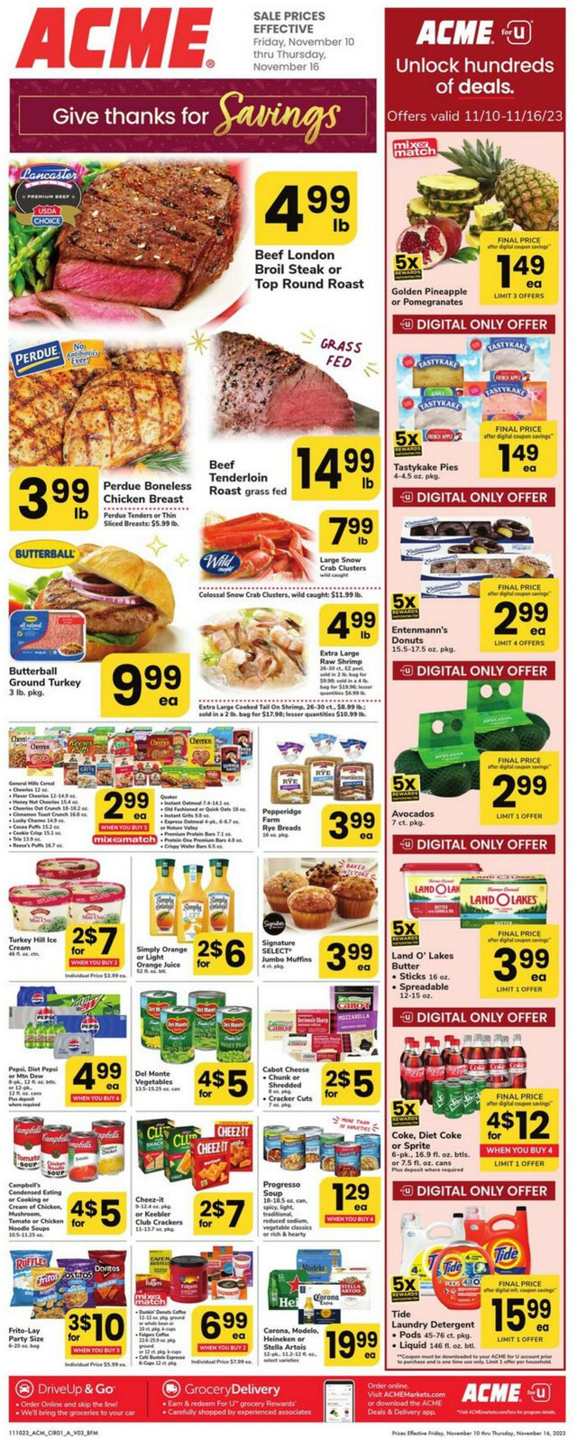 Acme Ad from 11/10/2023