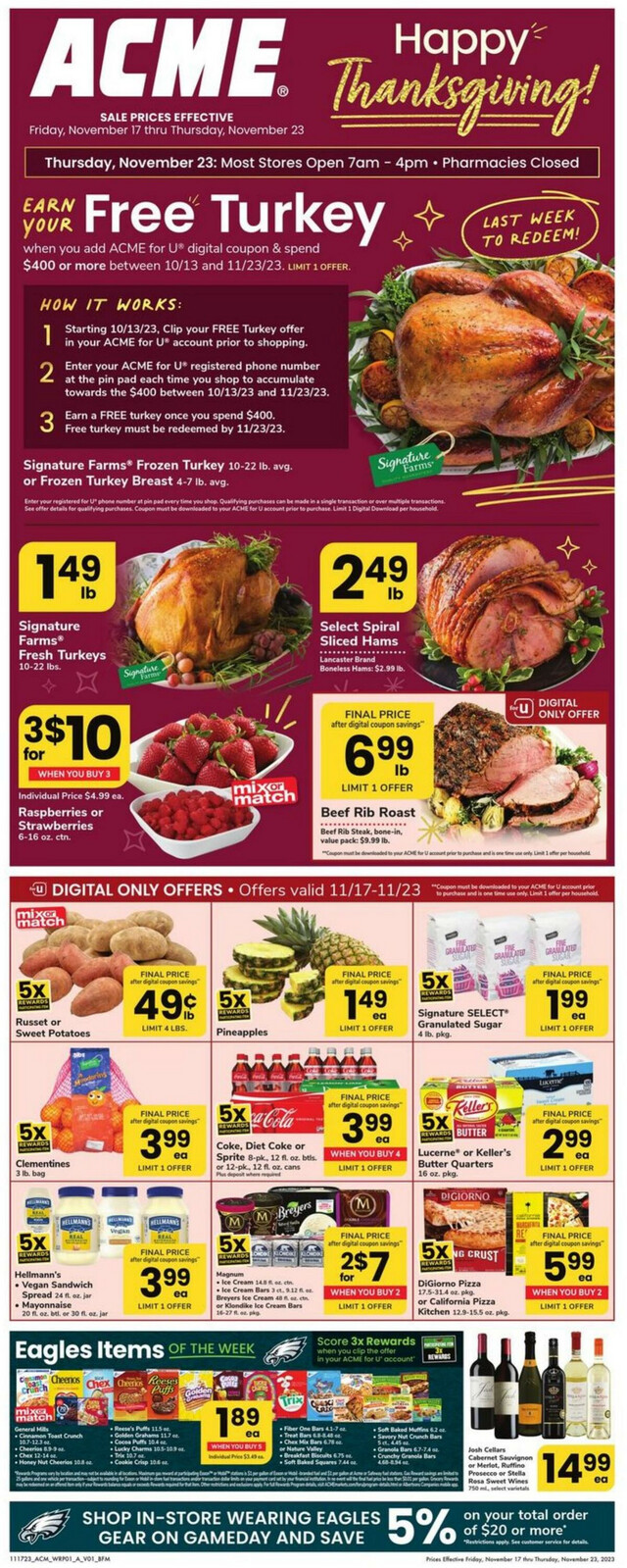 Acme Ad from 11/17/2023