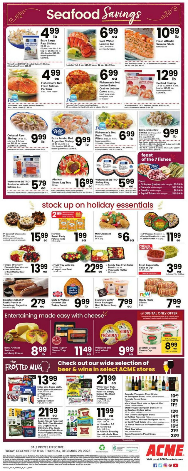Acme Ad from 12/22/2023