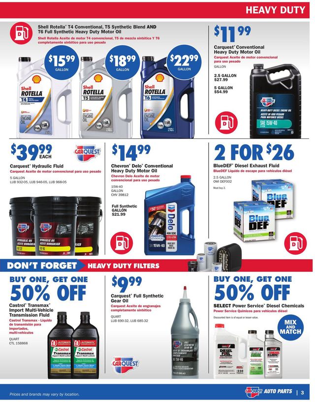 Advance Auto Parts Ad from 08/27/2020