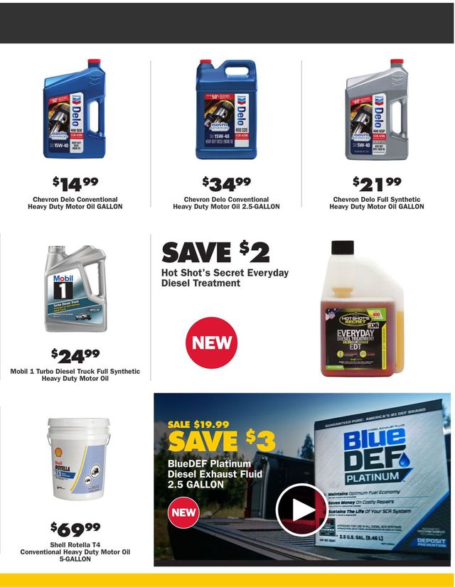 Advance Auto Parts Ad from 10/29/2020