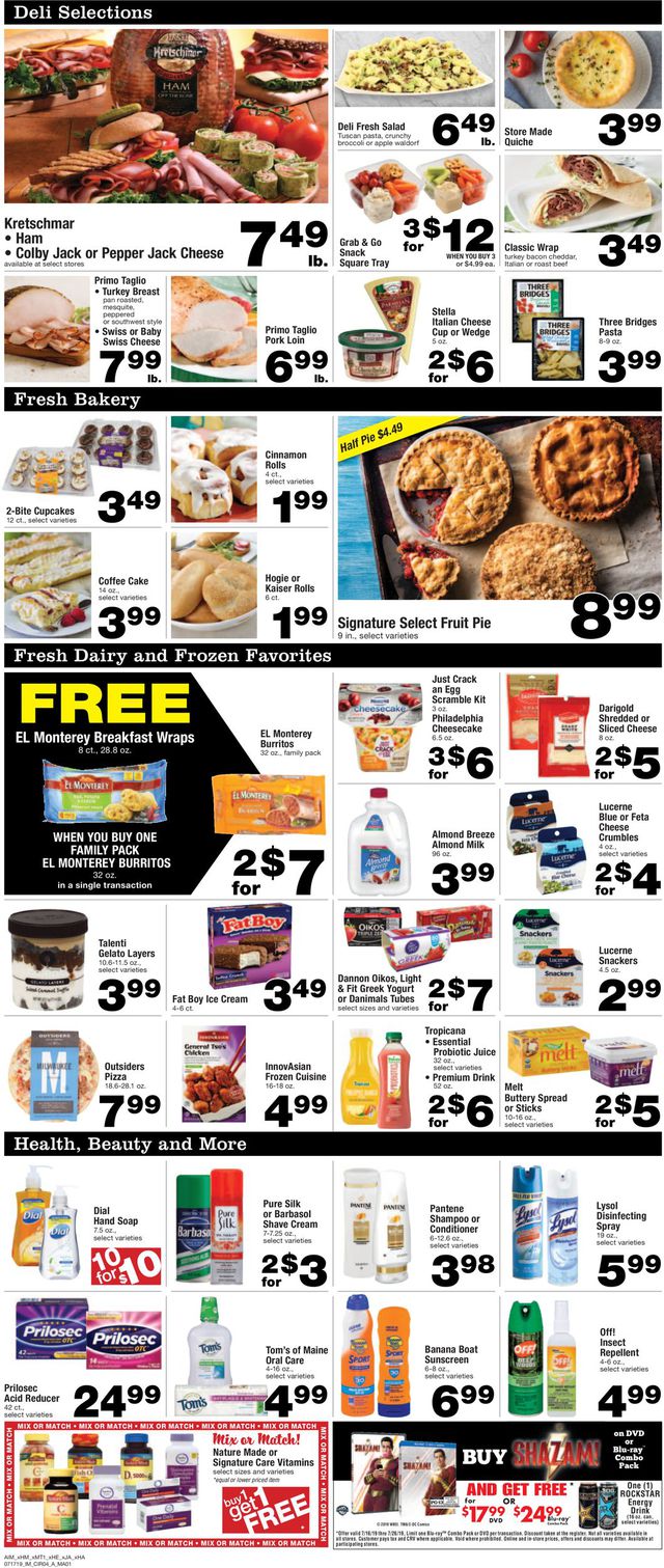 Albertsons Ad from 07/17/2019