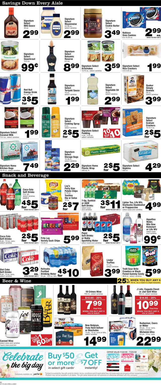 Albertsons Ad from 07/17/2019