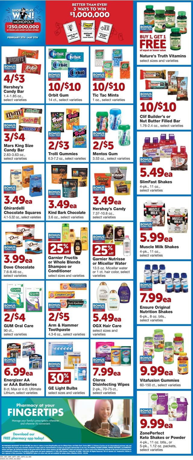 Albertsons Ad from 02/05/2020