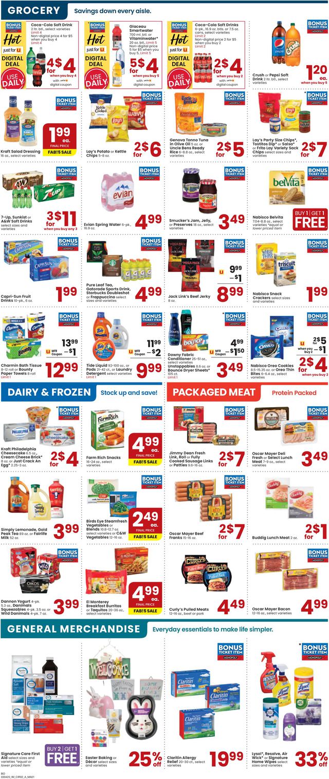 Albertsons Ad from 03/04/2020