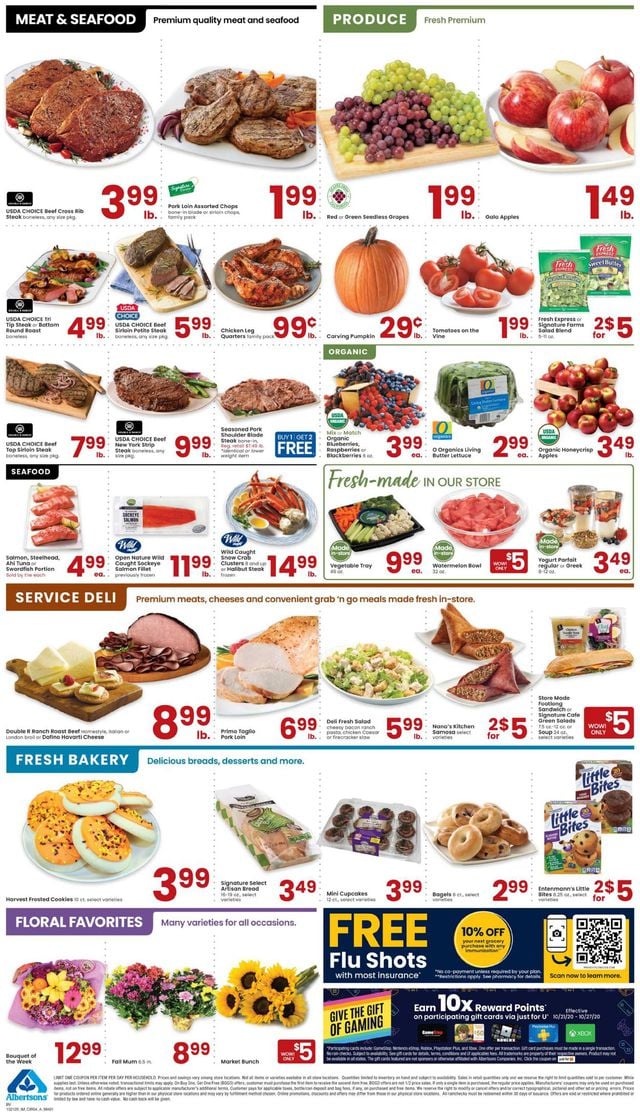 Albertsons Ad from 10/21/2020