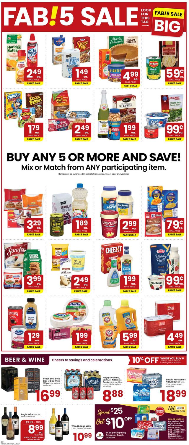 Albertsons Ad from 11/18/2020