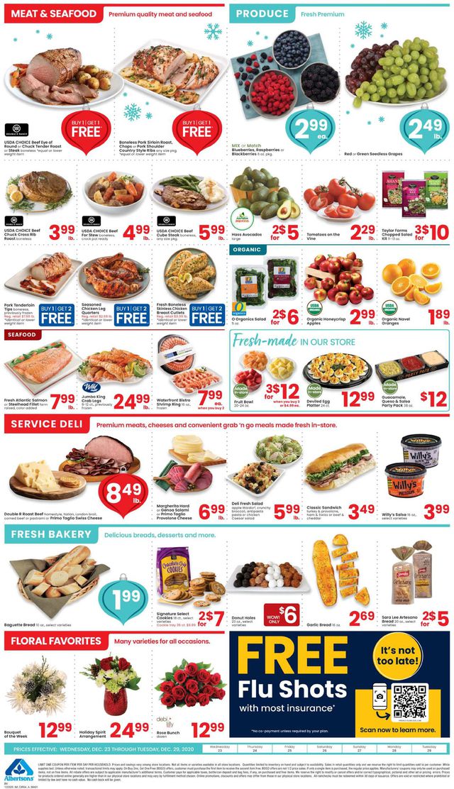 Albertsons Ad from 12/23/2020