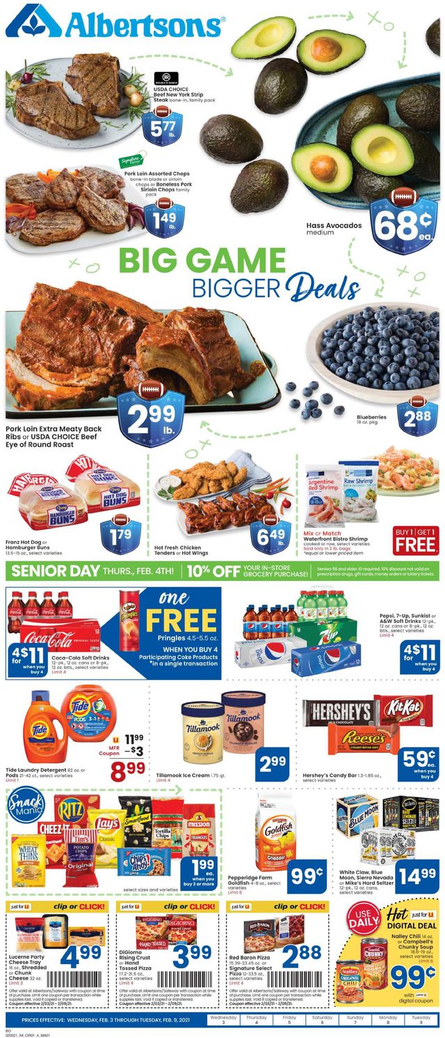Albertsons Ad from 02/03/2021