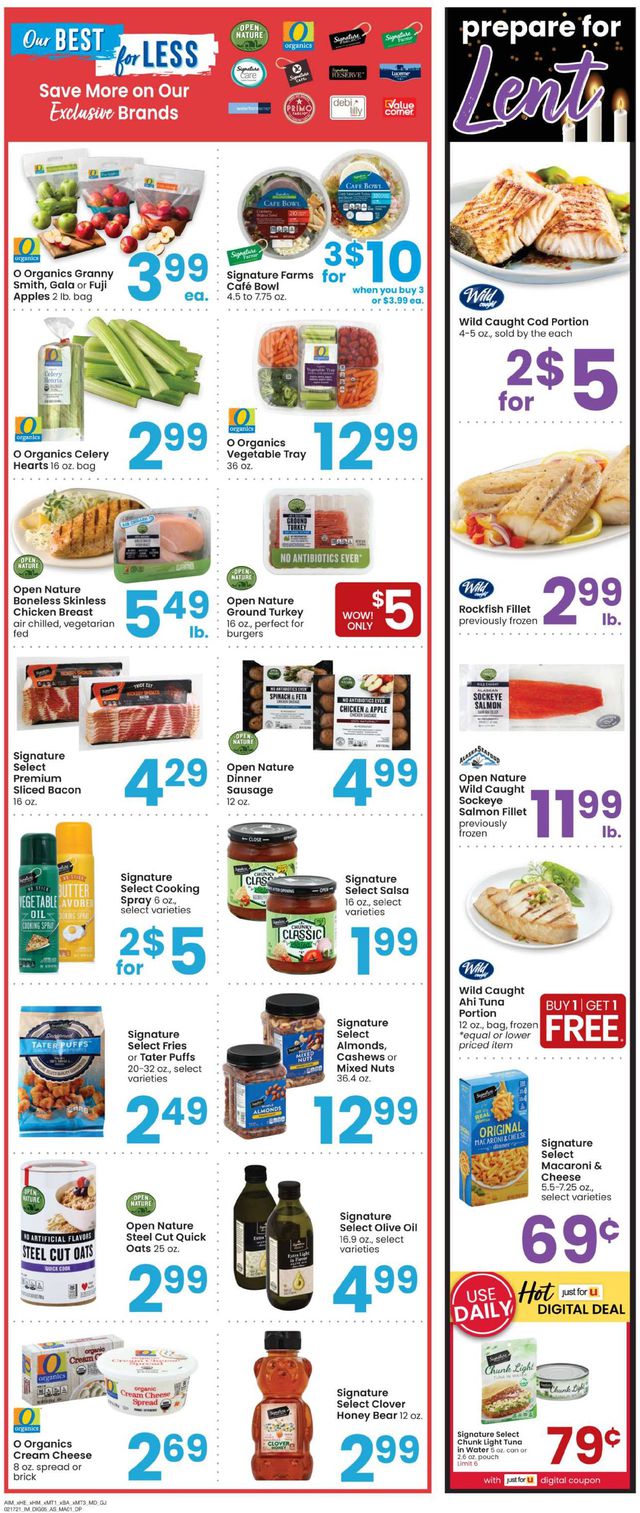 Albertsons Ad from 02/17/2021