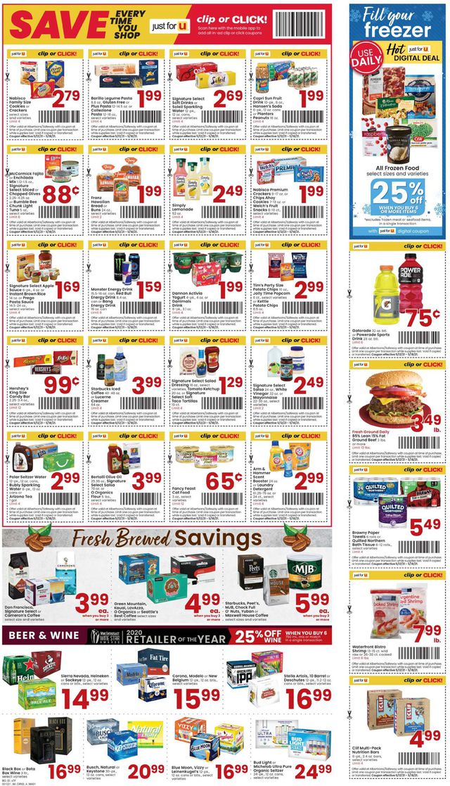 Albertsons Ad from 05/12/2021