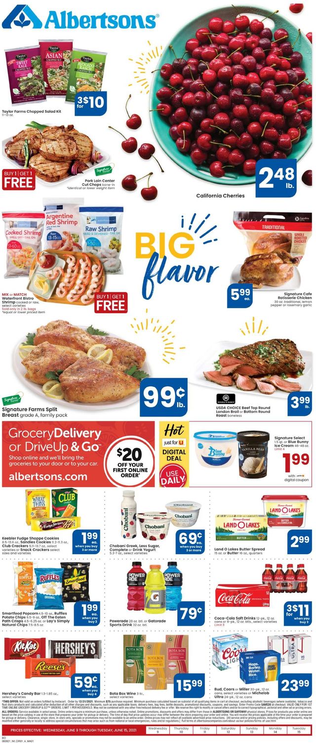 Albertsons Ad from 06/09/2021