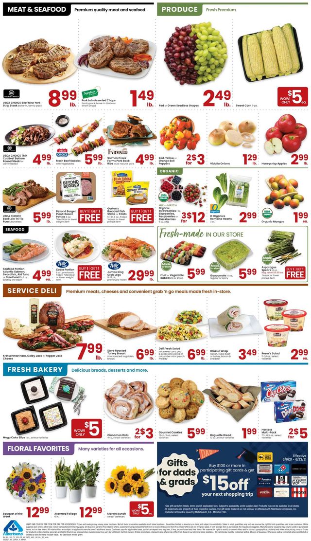 Albertsons Ad from 06/09/2021