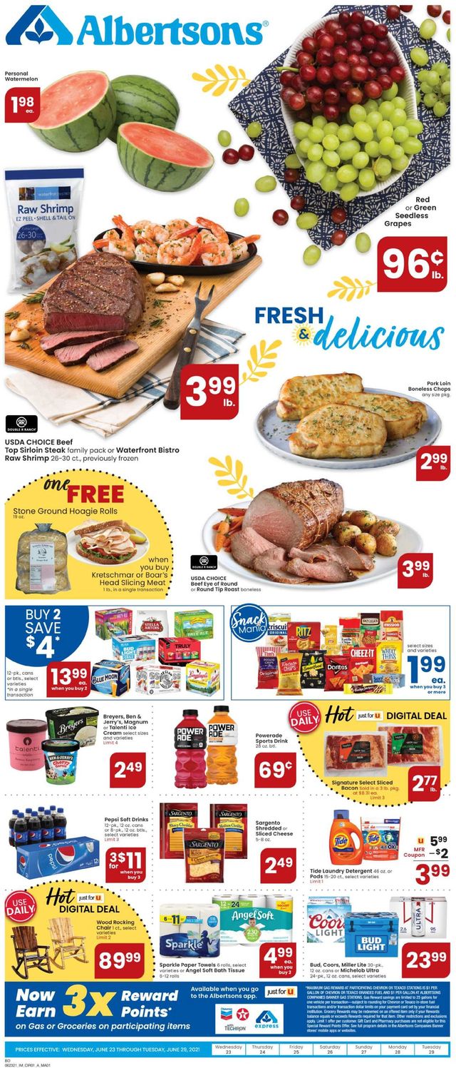 Albertsons Ad from 06/23/2021