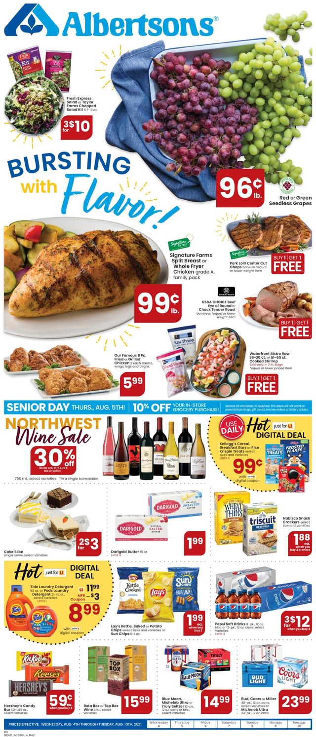 Albertsons Ad from 08/04/2021